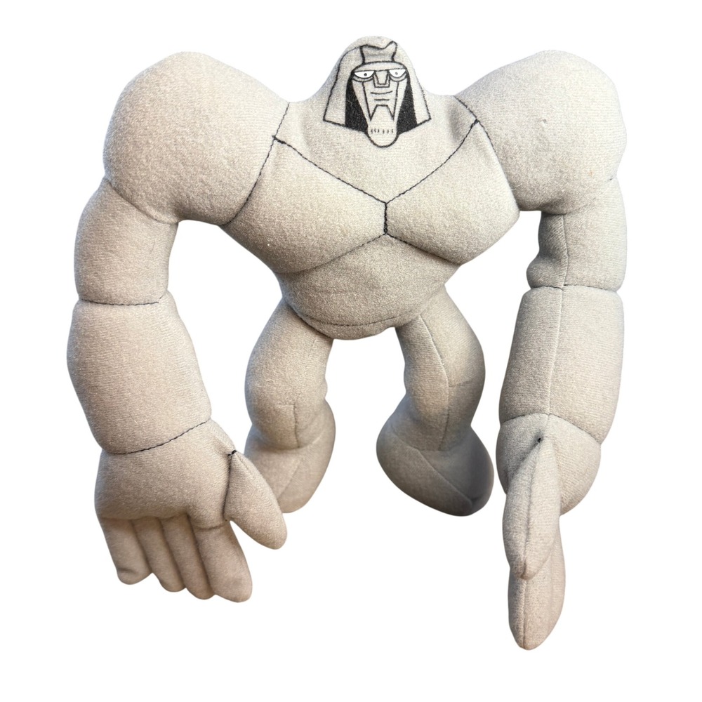 DC‎ Comics Justice League Golem Plush 8" Grey Stuffed Toy 2003 Animated Series